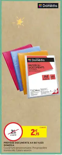 Intermarché Hyper PROTÈGE DOCUMENTS A4 80 VUES DOMEDIA offre