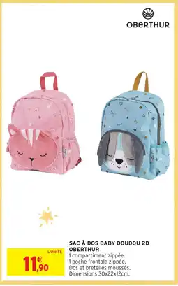 Intermarché Hyper SAC À DOS BABY DOUDOU 2D OBERTHUR offre