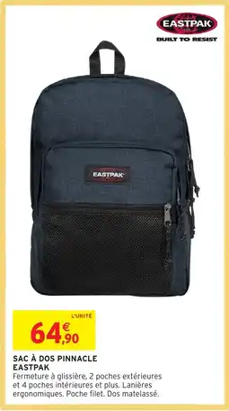 Intermarché Hyper SAC À DOS PINNACLE EASTPAK offre