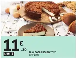 E.Leclerc Flan coco chocolat offre