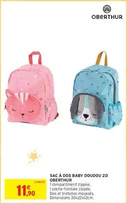 Intermarché Oberthur - sac à dos baby doudou 2d offre
