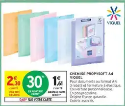 Intermarché Viquel - chemise propysoft a4 offre