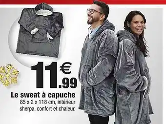 Bazarland Le Sweat à Capuche offre