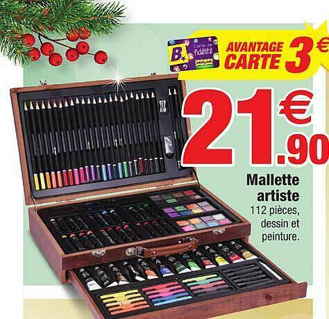 Promo Mallette Artiste Chez Bazarland
