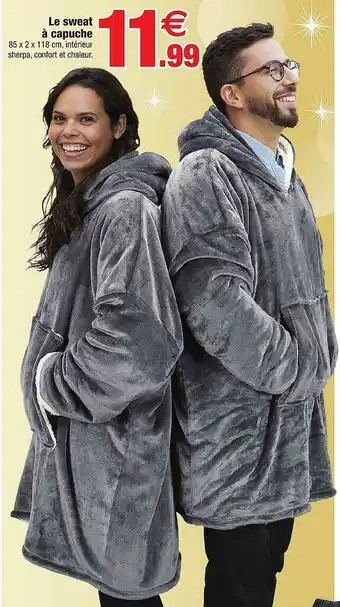 Bazarland Le Sweat à Capuche, offre