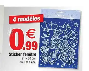 Bazarland Sticker Fenêtre offre