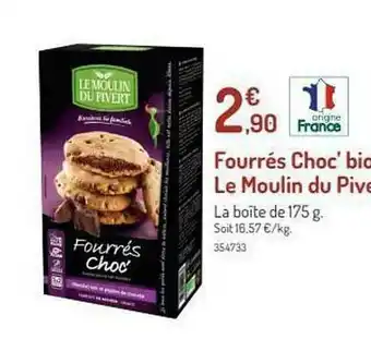 Botanic Fourrés Choc' Bio Le Moulin Du Pivert offre