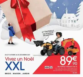 Tractopelle à Pédales Case Ce