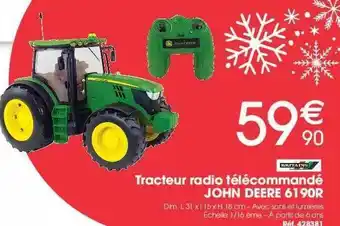 Tracteur Radio Télécommandé John Deere 6190or