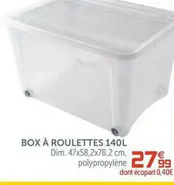 Gifi Box à Roulettes 140l offre