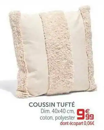 Gifi Coussin Tufté offre