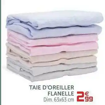 Gifi Taie D'oreiller Flanelle offre