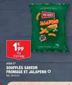 ALDI SOUFFLÉS SAVEUR FROMAGE ET JALAPENO offre