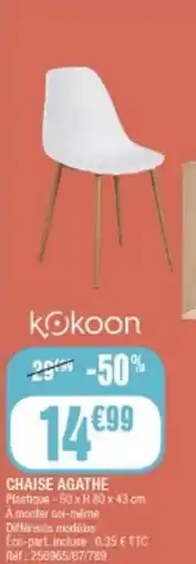 La Foir'Fouille CHAISE AGATHE offre
