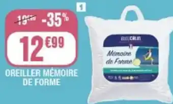 La Foir'Fouille OREILLER MÉMOIRE DE FORME offre