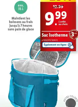 Lidl Sac isotherme offre