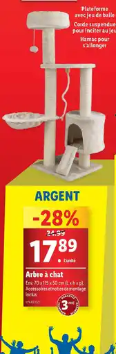 Lidl Arbre à chat offre
