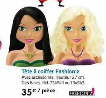 Tête à coiffer fashion'z