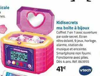 Kidisecrets ma boîte à bijoux