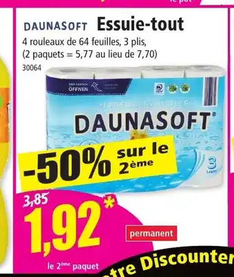 Norma DAUNASOFT Essuie-tout offre