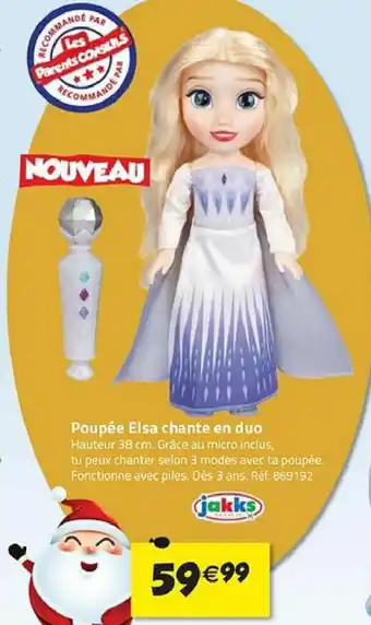 La Grande Récré Poupée elsa chante en duo offre