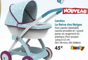 La Grande Récré Landau la reine des neiges offre