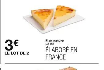 Monop' Flan nature offre