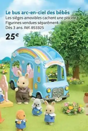 Le bus arc-en-ciel des bébés