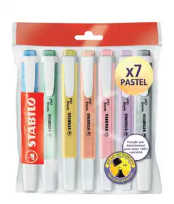 STABILO 7 surligneurs ''swing cool pastel''