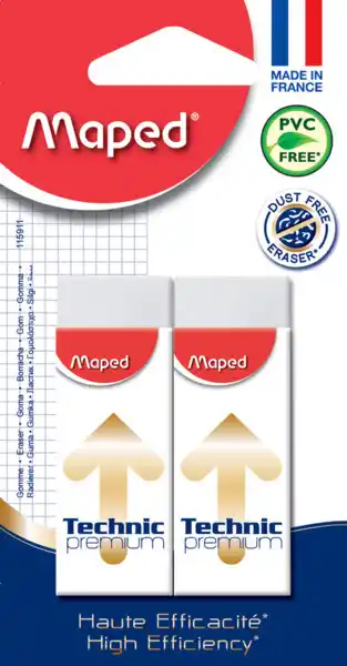 Carrefour Market MAPED 2 gommes Technic premium offre