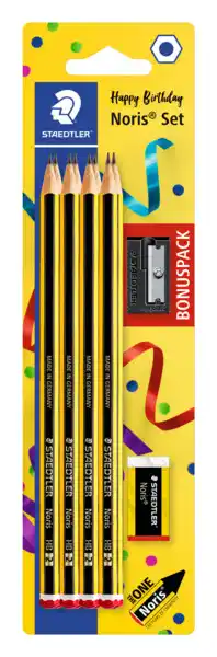 Carrefour Market STAEDTLER 8 crayons graphite + 1 gomme + 1 taille crayon offre