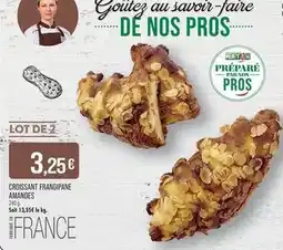 Match Croissant frangipane amandes offre