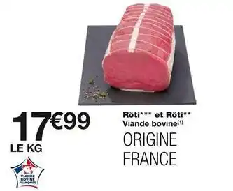 Monoprix Rôti et rôti offre