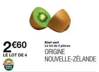 Monoprix Kiwi vert offre