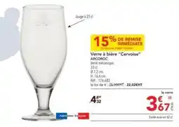 METRO Arcoroc - verre à bière cervoise offre