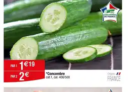 Cora x Carrefour Concombre offre