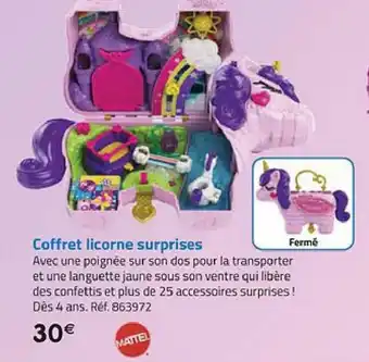 La Grande Récré Coffret licorne surprises offre