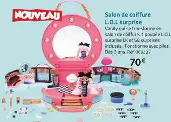 La Grande Récré Salon de coiffure L.O.L surprise offre