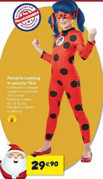 La Grande Récré Panoplie ladybug et peluche tikki offre