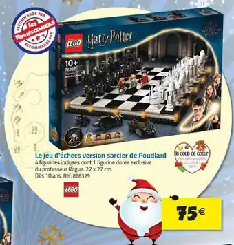 La Grande Récré Le jeu d'échecs version sorcier de poudlard offre