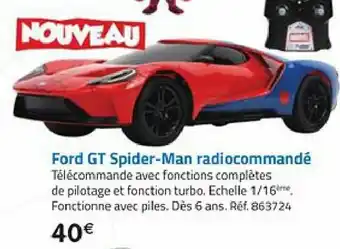 Ford GT spider-man radiocommandé