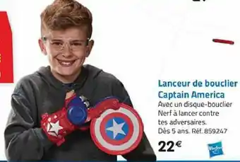 Lanceur de bouclier captain america