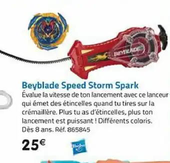 Beyblade speed storm spark