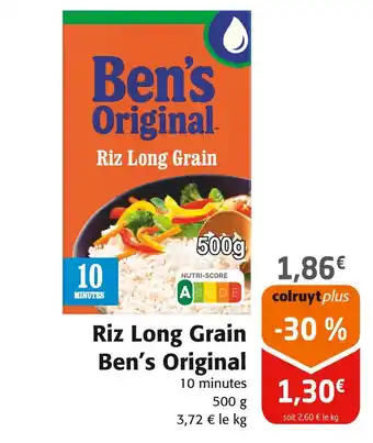 Colruyt Ben’s Original Riz Long Grain offre