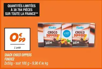 Netto FUNDIEZ SNACK CHOCO DIPPERS offre