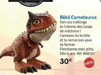 La Grande Récré Bébé Carnotaures offre