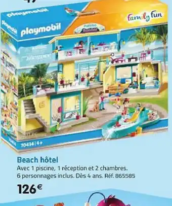 La Grande Récré Beach hotel offre