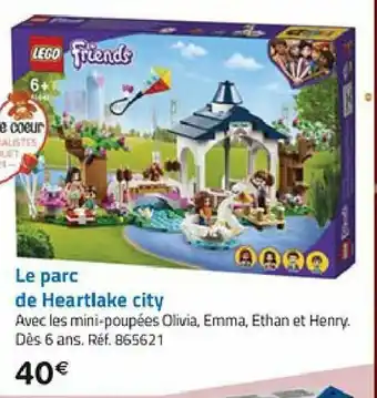 La Grande Récré Le parc de Heartlake city offre