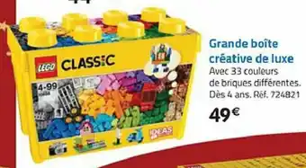 La Grande Récré Grande boits créative de luxe offre