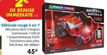 La Grande Récré Véhicule rouge 4 en 1 offre